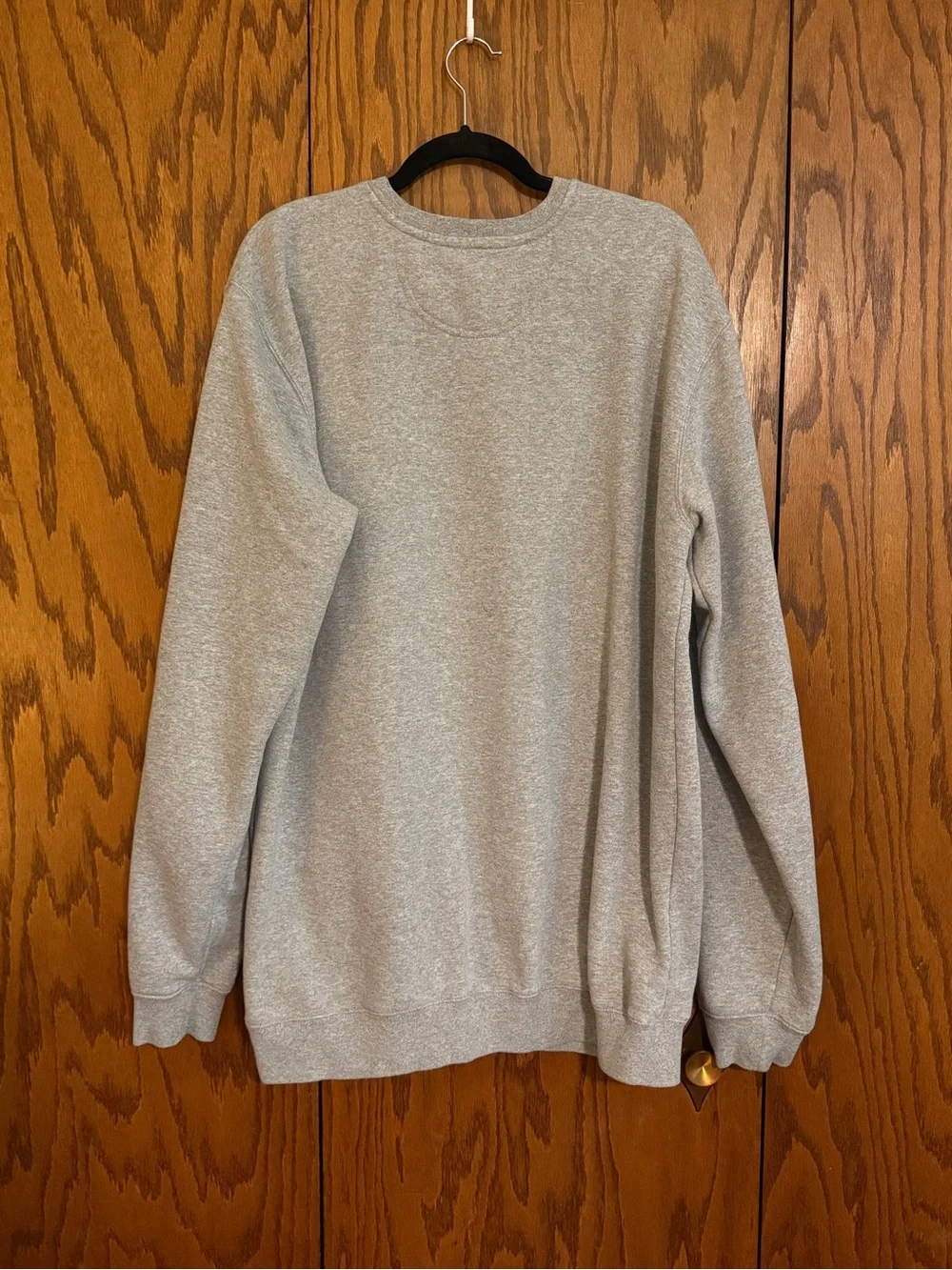 Carhartt Original Fit Logo Crewneck Sweatshirt Gray L Tall